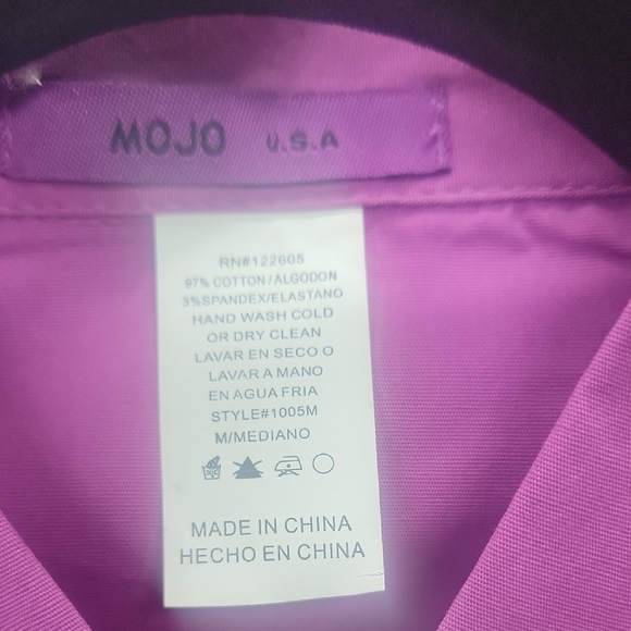 Elegant Women's Button-Down Shirt in Purple. Avaliable In Size Small - 6xl - Picture 2 of 4